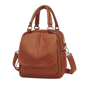 Backpack Purse Women Crossbody Bag Ladies Small Rucksack PU Waterproof🌻